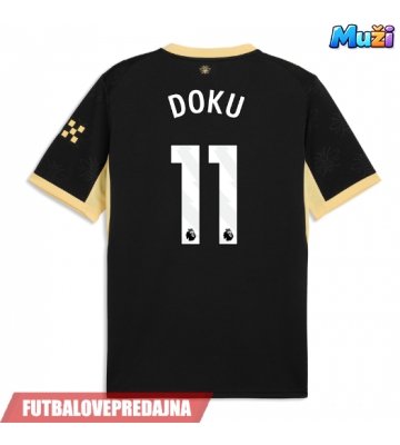 Lacne Muži Futbalové dres Manchester City Jeremy Doku #11 2026-27 Krátky Rukáv - Preč